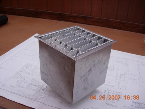 Industrial Component on Blueprint